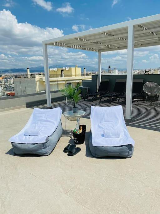 New 2Bd Aprt With Shared Rooftop Pool D3 Athens Ngoại thất bức ảnh