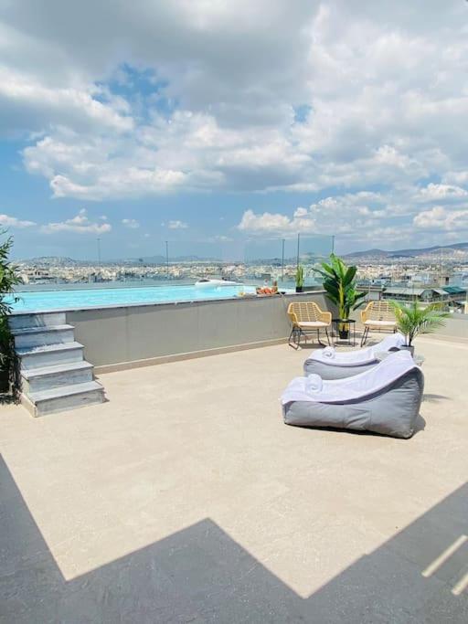 New 2Bd Aprt With Shared Rooftop Pool D3 Athens Ngoại thất bức ảnh